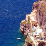 santorin, la mer