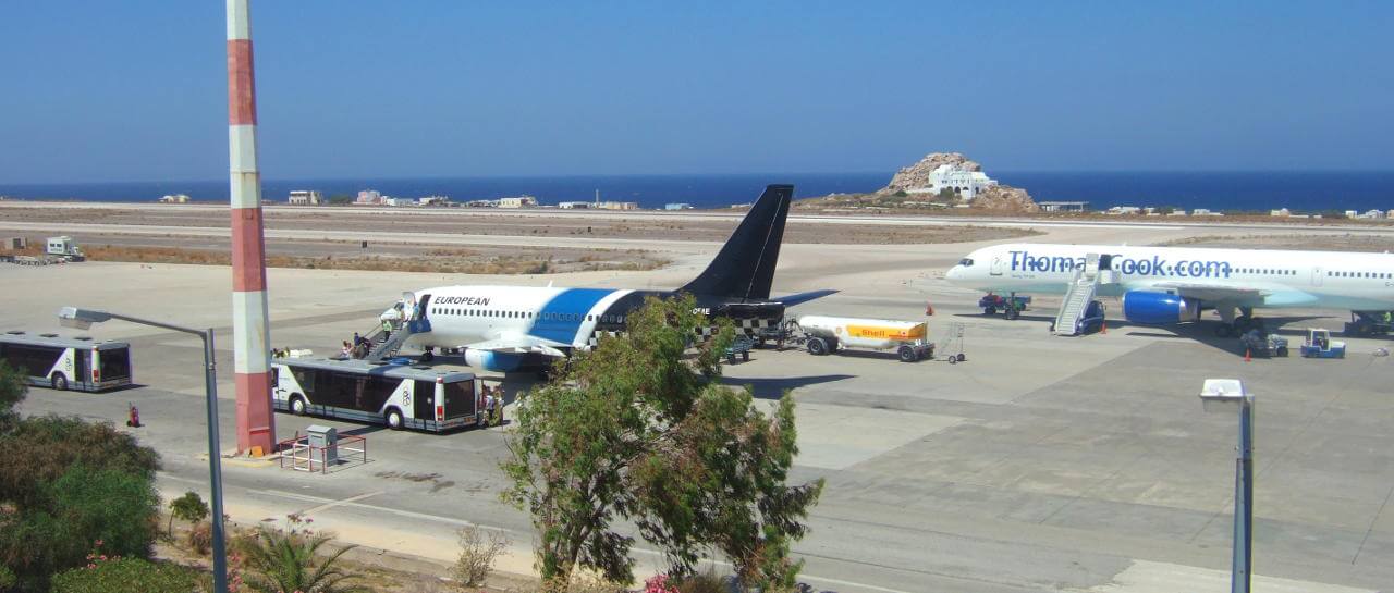 aeroport santorin
