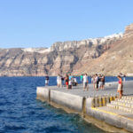 jetée du port d'Athinios