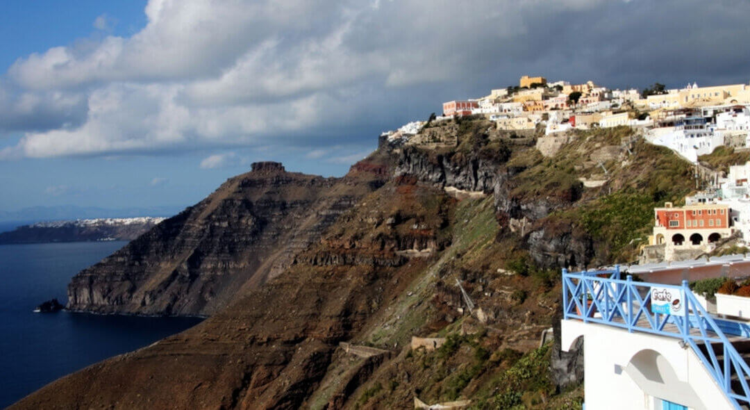 Santorin en hiver