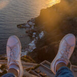 des baskets pour Santorin
