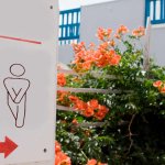 toilettes sur Santorin