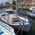 Bateau de pêche au port