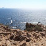 Mer Égée depuis le phare d'Akrotiri