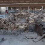 Site archéologique d'Akrotiri.