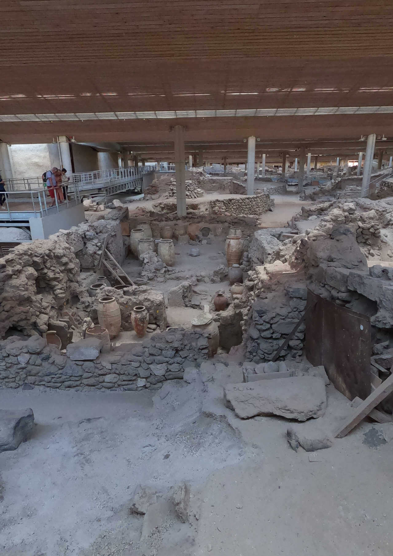 Site archéologique d'Akrotiri.