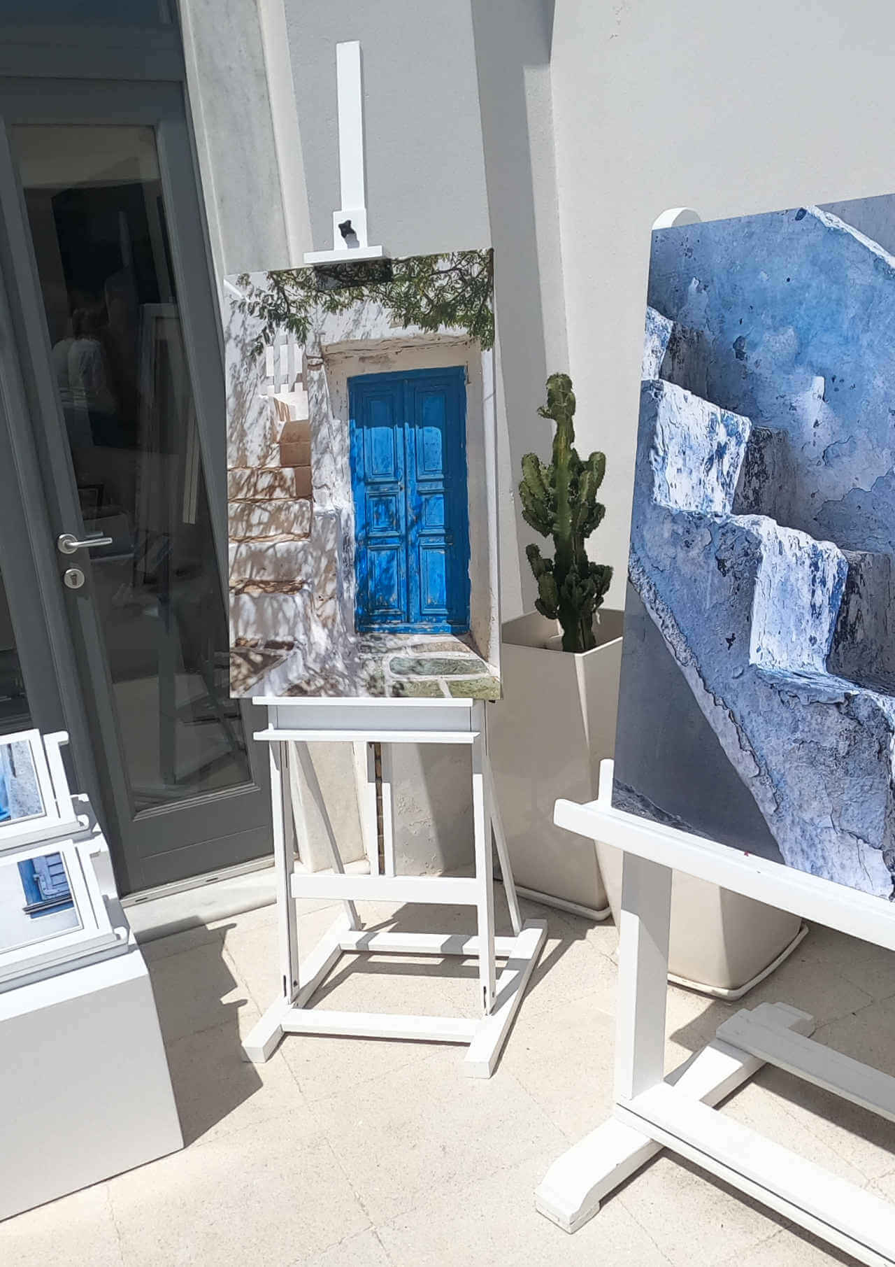 Galerie d'art à Santorin