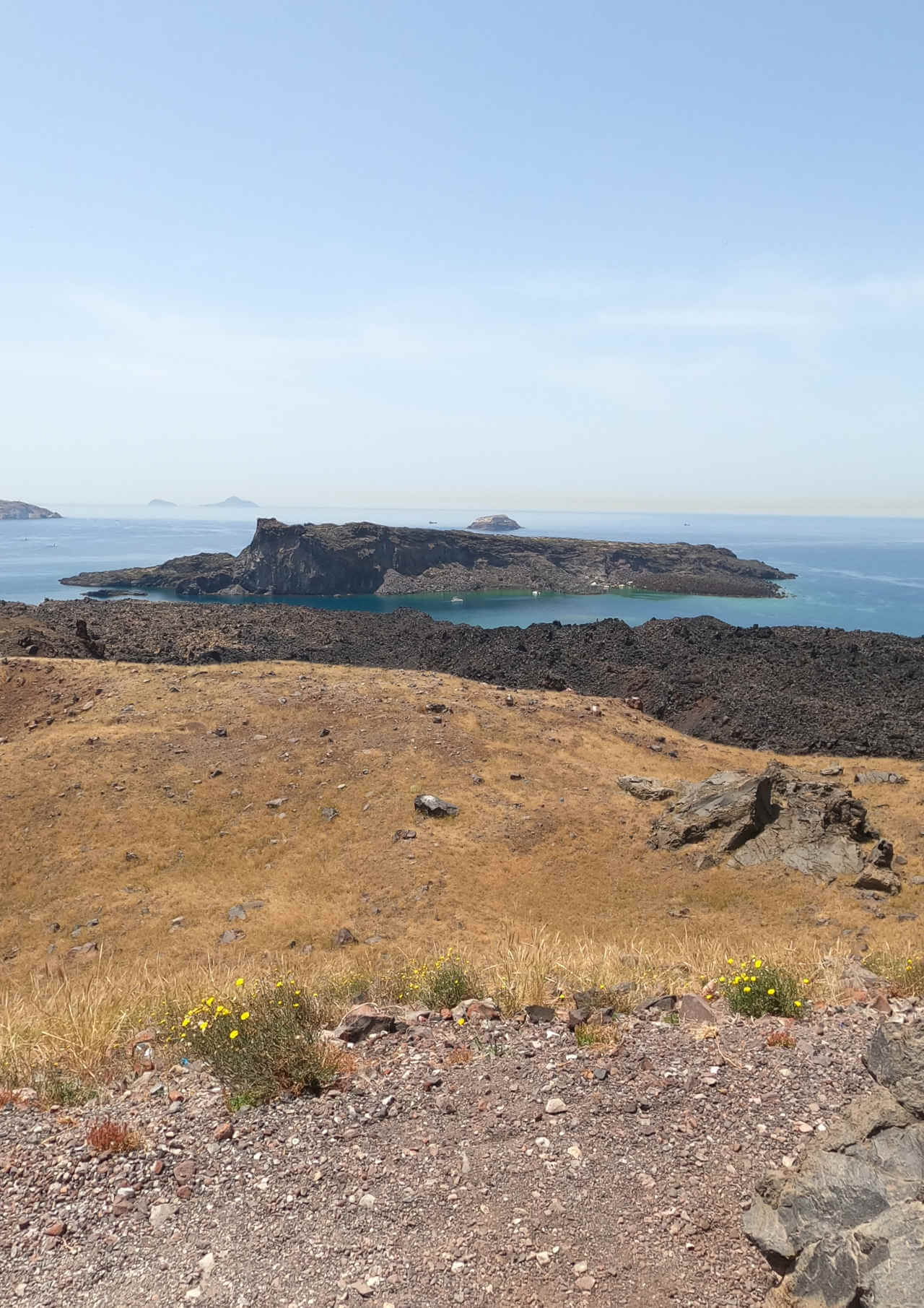 Paléa Kameni depuis Néa Kaméni
