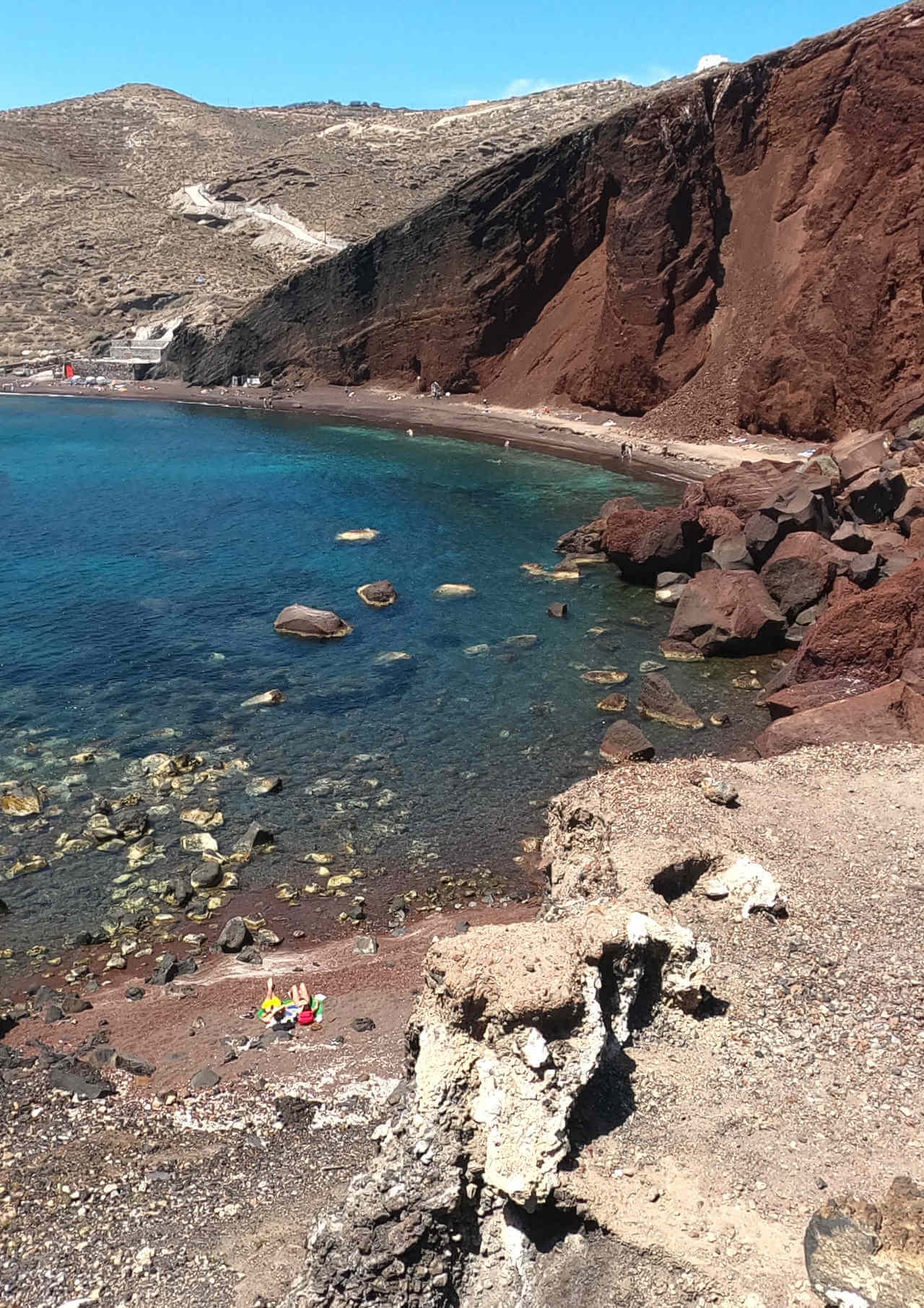 Plage rouge d'Akrotiri