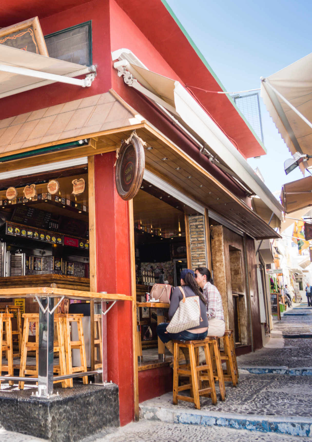 Restaurant à Fira