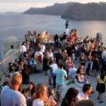 Il y a foule sur Santorin