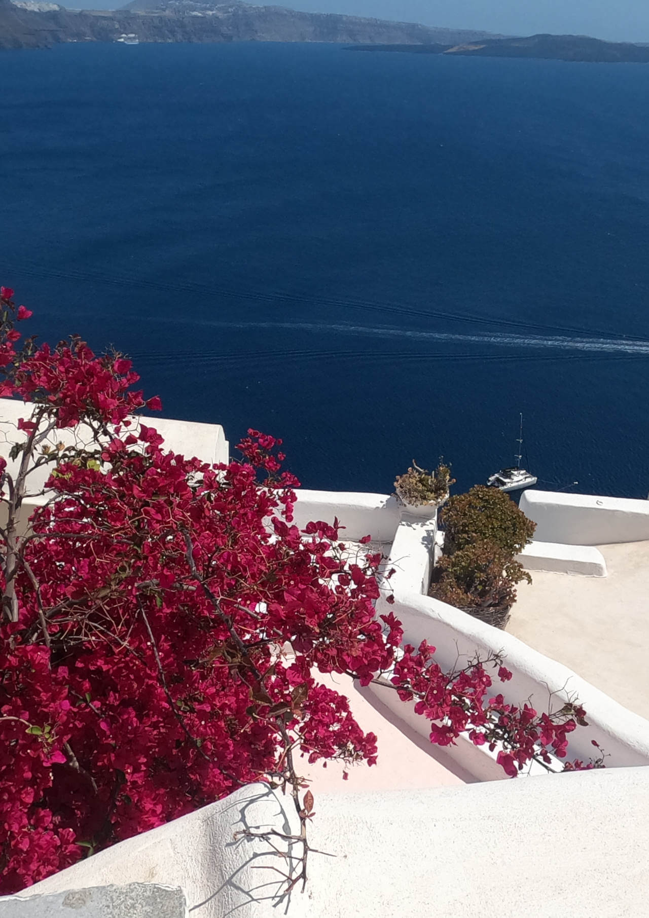 Chaleur agréable au mois de juin sur Santorin