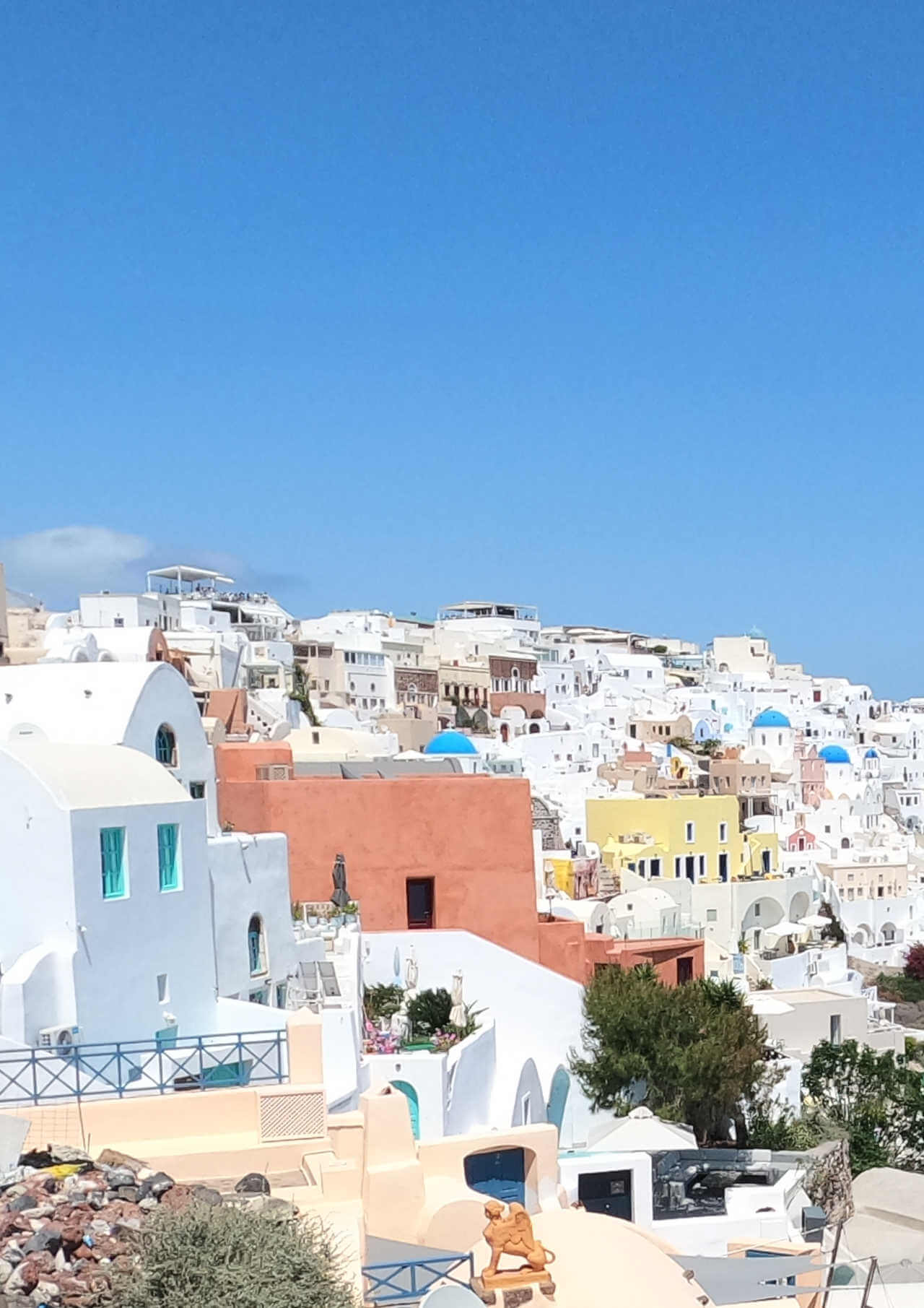 Santorin, les maisons