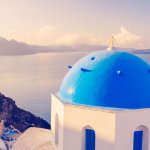 lever de soleil sur Santorin