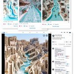 fausses images de Santorin IA