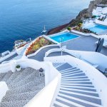 Santorin sans aucune présence humaine