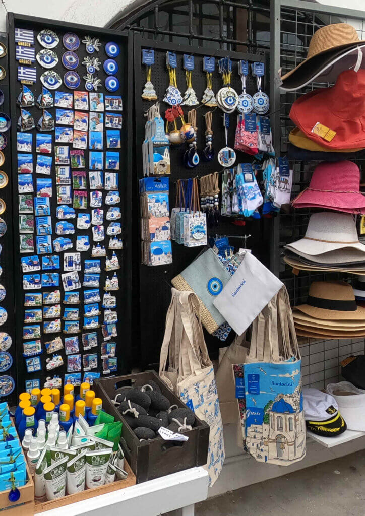 œil bleu de Santorin sur bibelots